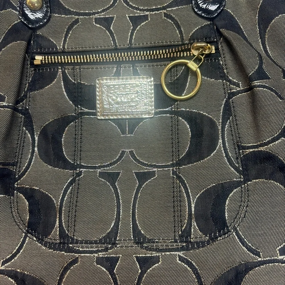 Coach black grey